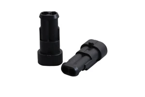 282104-1 Female Auto Connector 2 Pin Wire-to-Wire Connector Automotive Housing