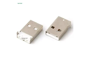 4Pin Type-A USB connector 2.0 Male SMT Connector right angle usb A male connector