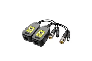 8MP HD CCTV Video Balun Power 2 in 1 Connector DC BNC Rj45 Transceiver 300Meters Camera Security System Monitor Housing ABS