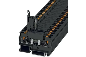 PTC4-HESI(5*20) Automotive Push-In Spring Feed Terminal Blocks 4mm Cable 600V 40A DIN Rail Electrical Connector