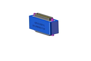 D-SUB 78 Pins High Density Male/Female Sealed Onto A D-Frame Module Vacuum Hermetic Feedthrough