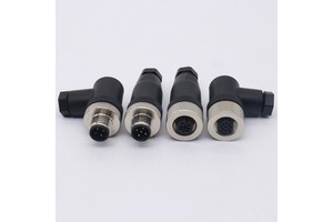 M12 A-Coded Power Connector IP67 4/5/8 Pin Cable Mount Male Plug/ Female Socket For Machine Interface And Device Connection