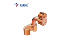 China Factory Custom Irreversible Compression Cross Connector Cable Copper Grounding Connectors For Power Application