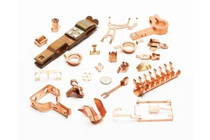 Custom Electrical Terminals Connectors Stamping Brass Copper Parts Electrical Connector Terminals