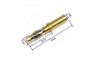 High Quality Factory Direct 6mm Banana and Tip Connectors Pure Copper with High Quality Banana Plug