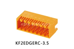 KF2EDGERC-3.5 PCB Screw Terminal Blocks Spliceable Diagonal Wiring