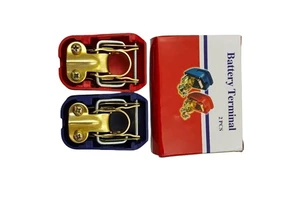 Foracing Car Battery Terminals Plastic Protect Cover Cable Terminal Clamps Connectors for Replace/Repair