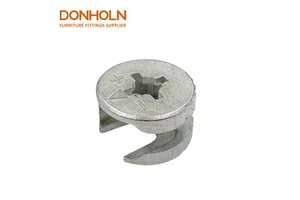 CC1600 Customized Wood Cabinet Metal Fitting Joint Connector Eccentric 12/13mm Board Connector Cam