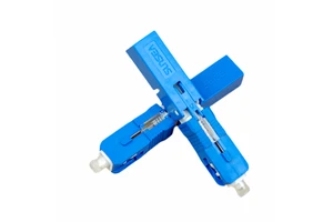 Singlemode & Multimode SC UPC Fast Connectors Field Installable for FTTH Networks 100m Distance Fiber Optic Equipment