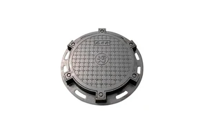 Chinese Supplier's Ductile Cast Iron EN124 Standard Black Bitumen Surface Treatment Low Priced D400 Vented Manhole Cover Mould