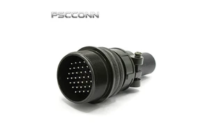 PSCCONN 5015 Series MS3101A28-21P Inline Receptacle, 37 Pin Male Cable Connector, American Standard Extension Wiring Terminal
