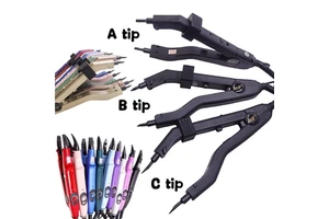 LOOF JR609 Model with 3 Types of Pointed Tips, Capable of Heating Keratin fusion Tools, Hair Extensions and Hairdressing Tools