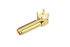 50ohm Right Angle RF Adapter SMA-KWE-23mm Waterproof Connector Coaxial Connectors (RF) Product Category