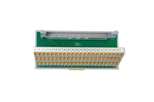 Shimaide SMD-F64-T 64-Channel Horn Socket Plug-in In-Line DIN Rail Terminal Block 24VDC