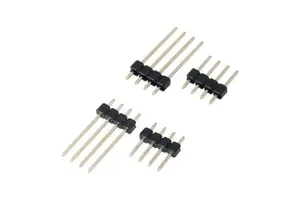 4pin Pin Header Connector Male 2.54 Straight Pin Vertical Dip Single Row 2.54mm Pitch Male Pin Header
