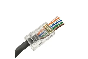 Cat5e RJ45 Ethernet Connector 8P8C Modular Plug UTP Network Cable Crystal Head for LAN Cable Pack of 1000