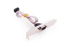 Desktop Chassis Serial Port DB9 Pin PCI COM RS232 Cable Bracket PVC 25cm TC Conductor in Stock