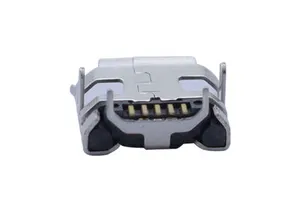 In STOCK JLC Mini Micro USB Female 5 Pin Copper Charging Port Connector Reel Packaging 1.0A Rated Current