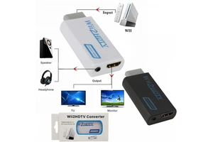 For Wii to HDMI 1080P Converter Wii2HDMI Adapter 3.5mm Audio Video Output Full HD 1080P Output Upscaling Wii to HDMI Adapter