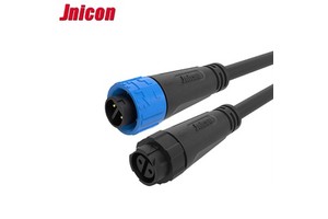Jnicon M16 Connector Molded With Cable 2 3 4 5 6 7 8Pin 10A Connector Waterproof IP67 Push Lock Connector For Grow Light