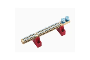 Customized Double Row Brass Terminals Tinned Brass or Copper Terminal Blocks