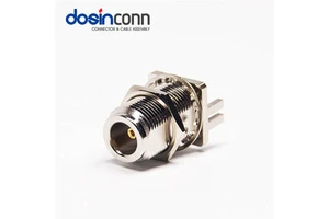 N Type Female Edge Mount Connector PCB Mount N Connector 50Ohm