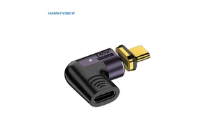 USB4 Magnetic Adapter 140W USB 4.0 Type C Magnetic Charger Connector for Phone Laptop USB C Device Fast Charging Converter
