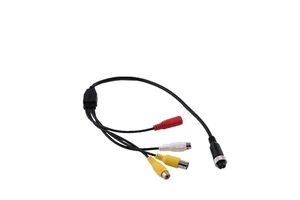 4 Pin AV DC BNC Aviation Connector Car Camera Adapter Cable