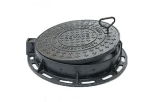 Ductile Iron Manhole Covers Sewer Encasement Maintenance Holes 60x60 Polished/Powder Coated Customizable Color OEM/ODM for