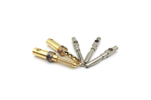 Nickel/Gold Plated Banana Head Banana Plug PCB Connector Lantern Flower Terminal Drum Spring Copper Pin