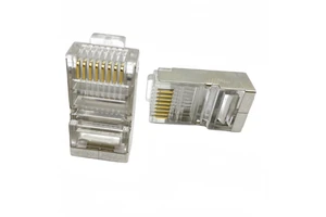 Cat5 Cat6 Cat7 Colourful Ethernet Rj45 Connector Pass Through Rj45 Pass Through Connector 50u
