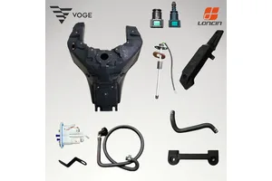 Wuji DS800X Handle Bar Swingarm Pivot Chain Case Rear Fender Fuel Tank Guard Trim Bracket Electronic Fuel Pump Fuel Line