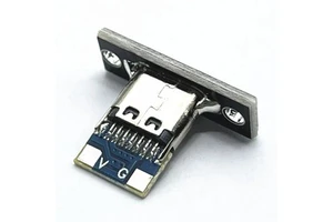 JRC-C009 USB 3.1 Type C Socket With Screw fixing plate Type-C USB Jack 3.1 Type-C 2Pin Female Connector Jack