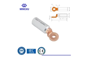 DTL-2-25 CE Standard Bimetallic/Bimetal Lugs Copper-Aluminum Terminals Cable Crimp Lugs Connector Electric Power Fittings Al Cu