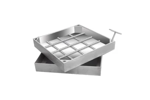 Professional Design Stainless Steel Galvanized Manhole Covers Durable Roadway Product Made of Aluminum Alloy and Carbon Steel
