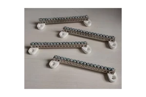 Brass Neutral Link Terminal for Electrical Distribution Board High Conductivity Durable Safe Power Connection Panel Wiring