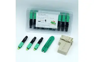 OEM ODM SC Fiber Optic Quick Connectors with Matched Tools Fiber Reusable Connectors Single Mode Mechanical Fast Connectors Adap