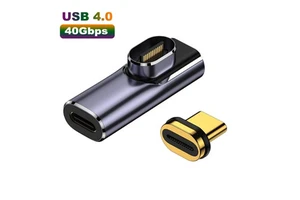 USB4.0 40Gbps Thunderbolt3 Magnetic Type-C OTG to USB-C Fast Charge Converter 8K 60Hz USB Type C Adapter