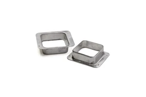 Aluminum Rain Gutter Round Downspout Drain Outlet For 3x4 Downspouts