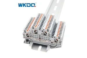 Double Level Feed Through Terminal Block
