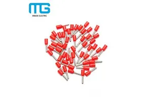 Wire or Cable Joint Non Shrink Eyelet Pipe Pre Insulated square Wire Ferrule Terminal