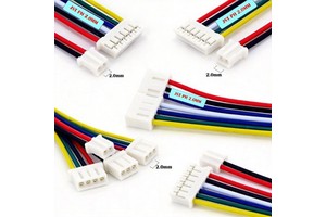 Original 2.5mm Pitch Female Pa66 Wire Connector Custom 2 3 4 Pin Jst Xh 2.5 Cable Harness Assembly Connector 10way Cables