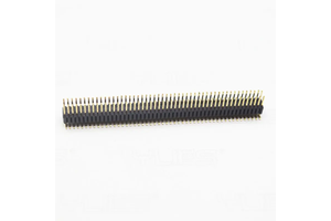 High Quality Pcb Connector Male 1.27*2.54mm Positions 02P-50P Double Row Pin Single Plastic SMT Pin Header Connector