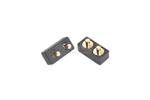 Black PA46 Shell 2 Pins 100A Terminal Connectors 6mm Mezzanine Floating Power Board to Board Connector