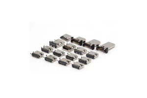 6-16 Pin SMT Recessed Mount Female USB Connector For Mobile Phone Charging Port Brass Stainless Steel Usb Type C Connector