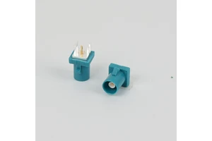 Waterproof Fakra Connector Card Edge Connectors Antenna Wire Crimp Connectors Color Coding Brass Contact Nickel Plated SMD