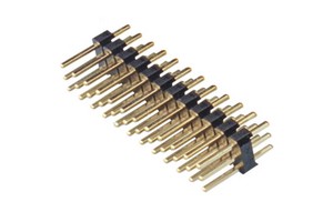 2 54mm 180° 1.27mm Three Triple Row Male Header Gold Plated Straight Through Hole Pin Header Board to Board Mezzanine Connectors