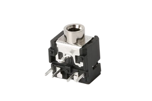 Factory Custom PJ - 3006D Female DIP 3.5mm 5pin Mono Dual Track Audio Connector Phone Jack