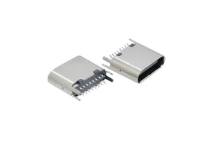 Professional Manufacturer's 16 Pin USB Type C 3.0 Female Connector 6.5mm Length for Fast Charging Port Premium USB Connector