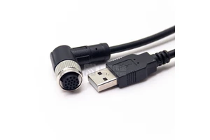 M12 a Code 5pin to USB Connector Cable